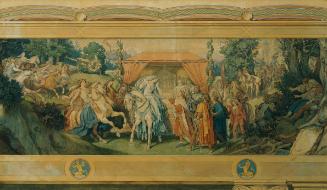 Moritz von Schwind, Die schöne Melusine: Die Braut, 1869, Aquarell auf Karton, 78 x 133 cm, Bel…