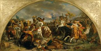 Karl von Blaas, Der Sieg des österreichischen Heeres über die Schweden bei Nördlingen 1634, 186…