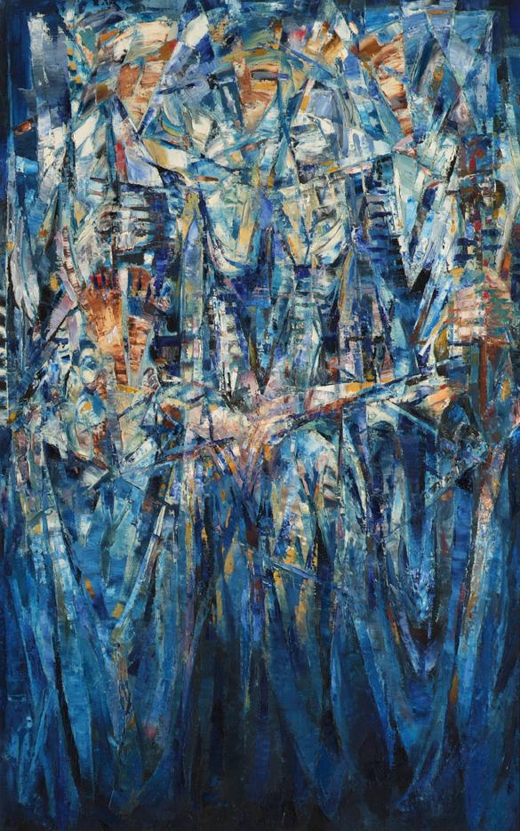 George Mayer-Marton, Drei Musiker, 1959, Öl auf Leinwand, 96,5 x 61 cm, Belvedere, Wien, Inv.-N…