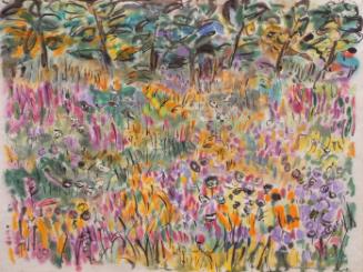Greta Schreyer-Loebl, Wiese im August, 1969, Aquarell auf Papier, 53,5 x 71 cm, Belvedere, Wien…