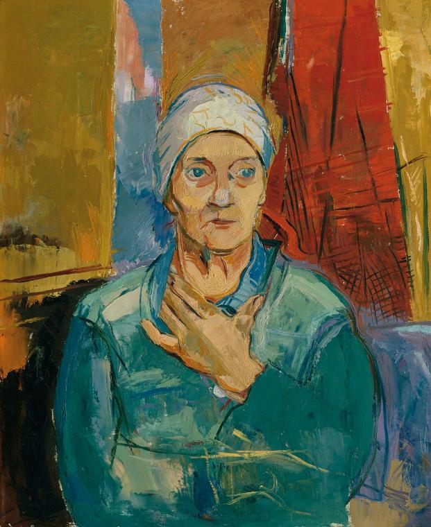 Maximilian Florian, Die Mutter des Künstlers, um 1936, Öl auf Leinwand, 73 x 60 cm, Belvedere, …
