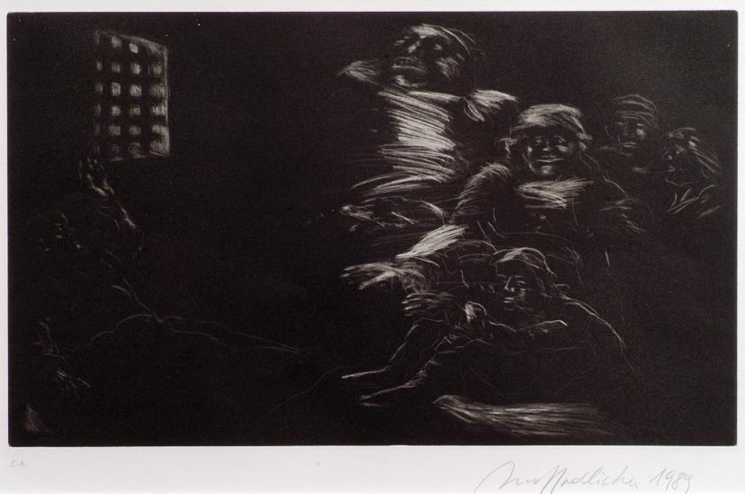 Alfred Hrdlicka, Die Dantonisten am Morgen ihrer Hinrichtung am 5. April 1794 (aus dem Zyklus "…