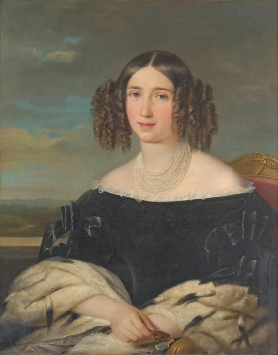 Franz Schrotzberg, Gräfin Wilhelmine von Auersperg, 1847, Öl auf Leinwand, 79 x 63 cm, Belveder…