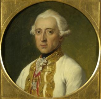 Karl von Blaas, Feldmarschall Josef Graf Colloredo-Mels, um 1870, Öl auf Leinwand, 34 x 34 cm, …