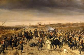 Fritz L'Allemand, Die Schlacht bei Oberselk am 3. Februar 1864 (Szene aus dem Schleswig-Holstei…