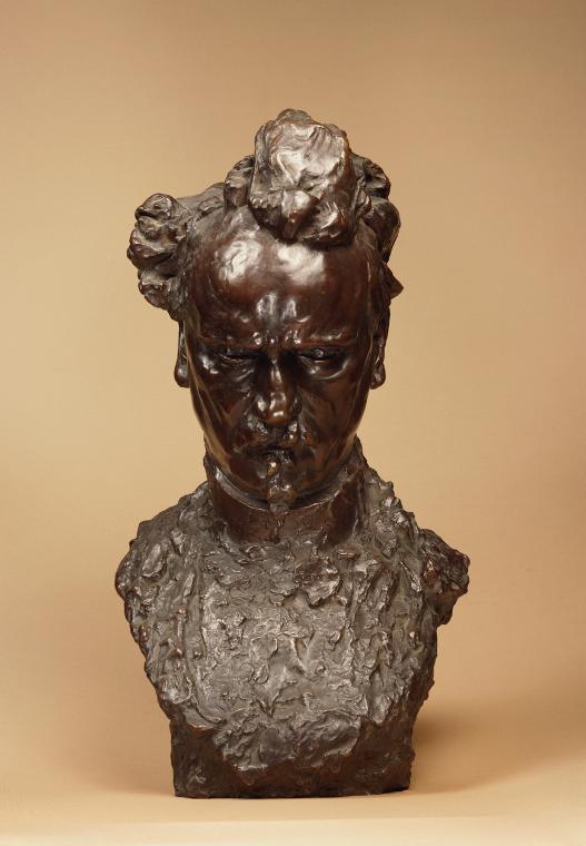 Auguste Rodin, Victor-Henri Marquis de Rochefort-Lucay (1830-1913), vor 1897, Bronze, H: 74,5 c…