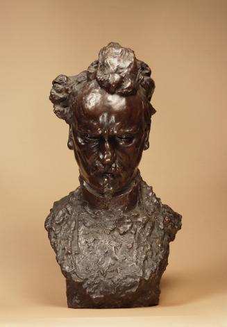 Auguste Rodin, Victor-Henri Marquis de Rochefort-Lucay (1830-1913), vor 1897, Bronze, H: 74,5 c…
