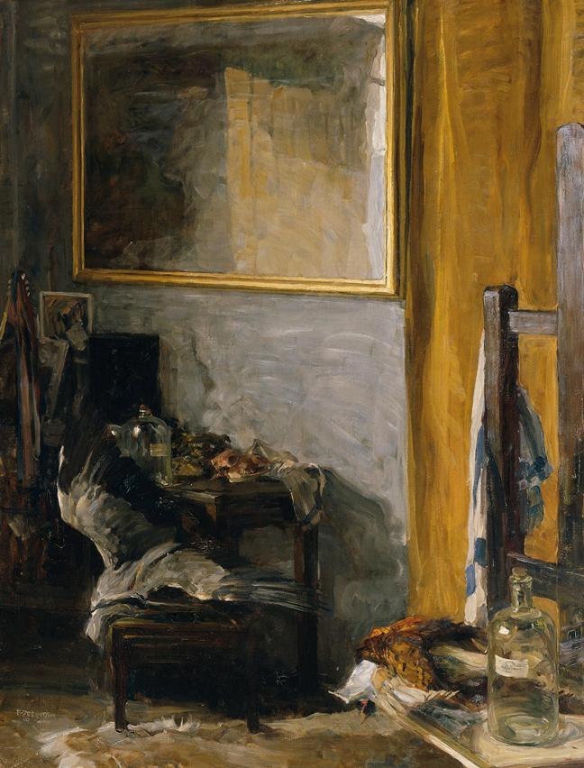 Fritz Zerritsch d. J., Stillleben (Interieur), 1914, Öl auf Leinwand, 125,5 x 97 cm, Belvedere, ...