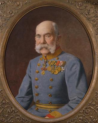 Wilhelm A. Vita, Kaiser Franz Joseph I., 1914, Öl auf Leinwand, 79 x 63 cm, Belvedere, Wien, In…