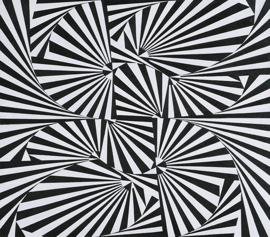 Hildegard Joos, Balance, 1975-1976, Acryl auf Leinwand, 70 x 80 cm, Belvedere, Wien, Inv.-Nr. 6…