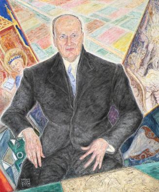 Erwin Dominik Johann Osen, Dr. Alfred Stix, 1947, Tempera auf Leinwand, 108 x 91,5 cm, Belveder ...