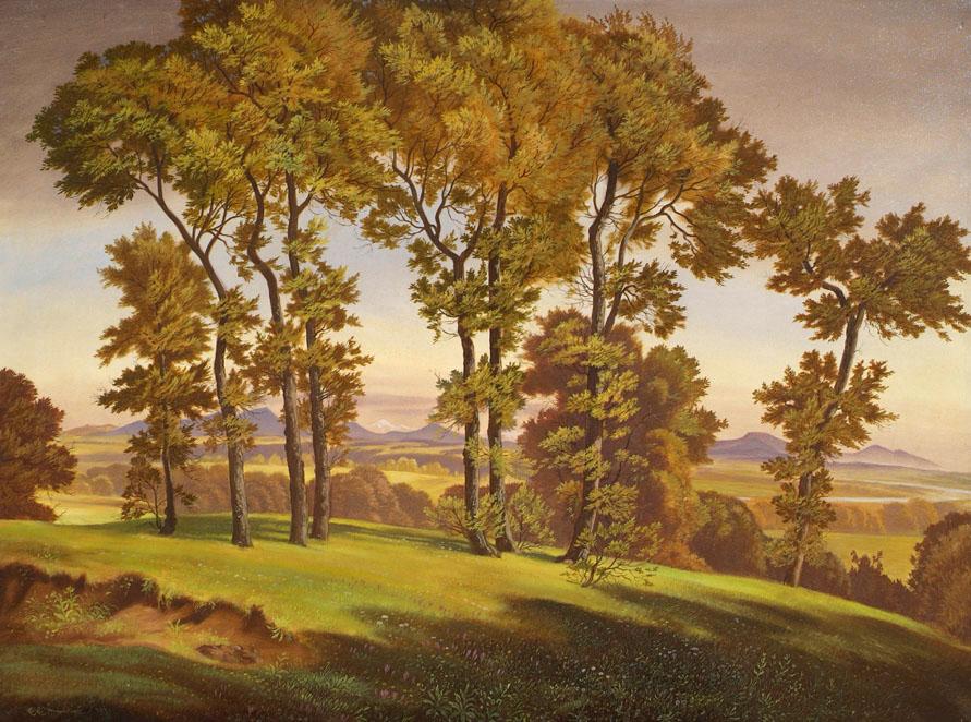 Emil Ernst Heinsdorff, Landschaft mit Bäumen, 1939, Öl auf Leinwand, 112 x 150,5 cm, Belvedere,…