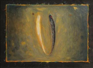 Walter Schmögner, Schwarz-Weiß-Zyklus, 1989, Acryl auf Holz, 85 x 115 cm, Belvedere, Wien, Inv.…