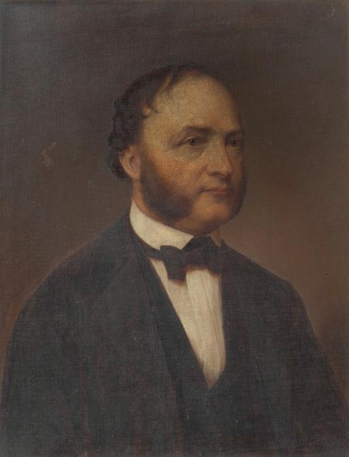 Franz Schrotzberg, Herrenbildnis, 1874, Öl auf Leinwand, 66 x 52 cm, Belvedere, Wien, Inv.-Nr. …