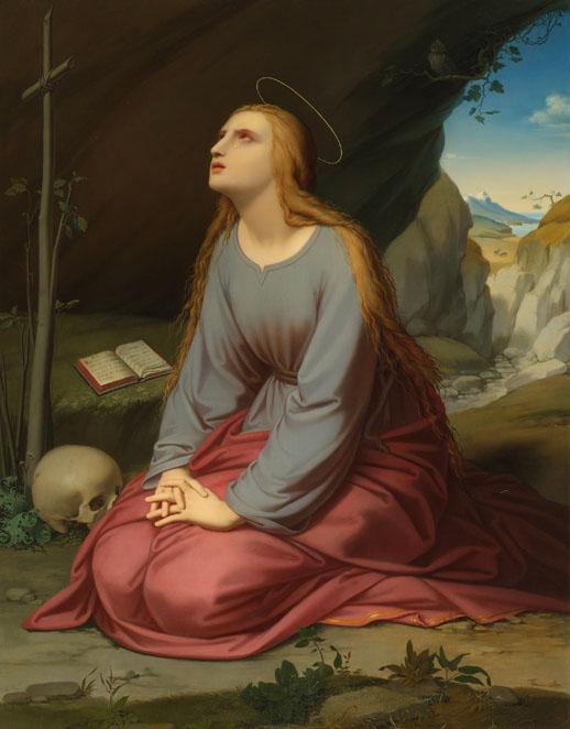 Gebhard Flatz, Heilige Maria Magdalena, 1876, Öl auf Leinwand, 96,5 x 75,5 cm, Belvedere, Wien,…