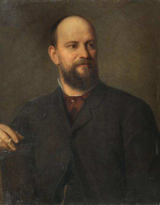 Christian Griepenkerl, Der Maler Sigmund L'Allemand, 1889, Öl auf Leinwand, 71 x 58 cm, Belvede…