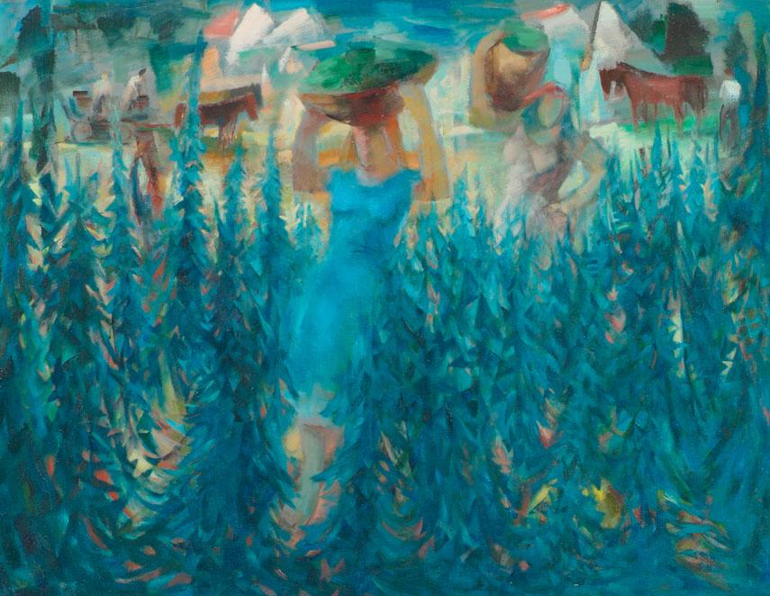 George Mayer-Marton, Weinleserinnen, 1950, Öl auf Leinwand, 72 x 92 cm, Belvedere, Wien, Inv.-N…