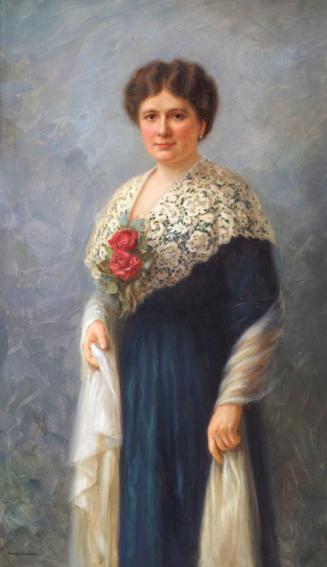Hans Stalzer, Damenbildnis, undatiert, Öl auf Leinwand, 137 x 80 cm, Belvedere, Wien, Inv.-Nr. …