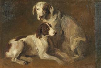 Piotr von Michalowski, Hundestudie, Öl auf Leinwand, 69,5 x 104,5 cm, Belvedere, Wien, Inv.-Nr.…