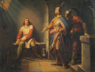Leopold Schulz, Ludwig der Bayer verkündet Friedrich dem Schönen 1314 seine Freilassung und bie…