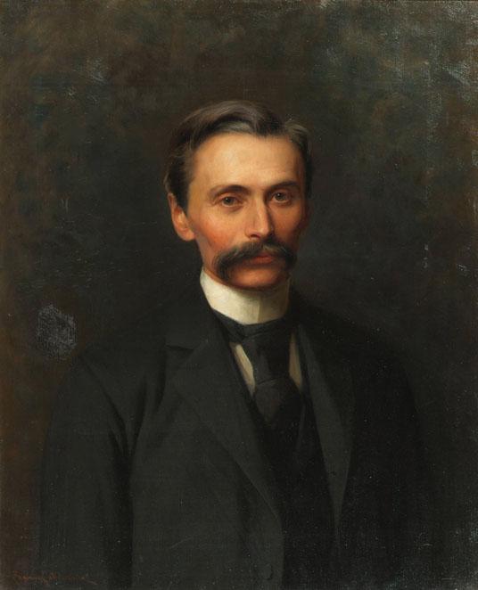 Zygmunt Ajdukiewicz, Minister Dr. Rottner, 1896, Öl auf Leinwand, 76,5 x 63 cm, Belvedere, Wien…