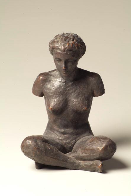 Walther Gamerith, Sitzende mit untergeschlagenen Beinen, undatiert, Terrakotta, Belvedere, Wien…