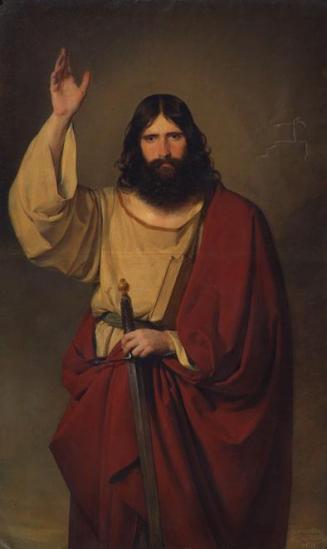 Friedrich von Amerling, Apostel Paulus, 1833, Öl auf Leinwand, 163 x 100 cm, Belvedere, Wien, I…