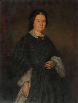Unbekannter Künstler, Franziska Stunzer, um 1900, Öl auf Leinwand, 110 x 84 cm, Belvedere, Wien…
