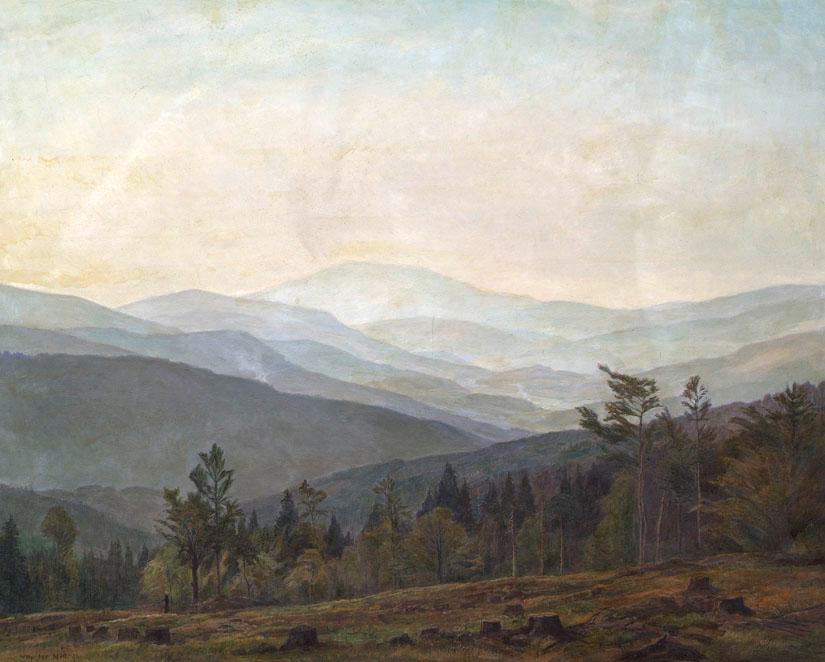 Willy ter Hell, Bayrische Landschaft, 1939, Öl auf Leinwand, 100 x 126 cm, Belvedere, Wien, Inv…