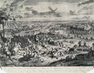 Jan van Huchtenburgh, Die Schlacht bei Malplaquet am 11. September 1709, 1729, Kupferstich, 53 …