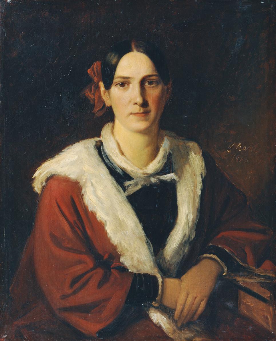 Carl Rahl, Luise von Schwind, 1845, Öl auf Leinwand, 86,5 x 69,5 cm, Belvedere, Wien, Inv.-Nr. …