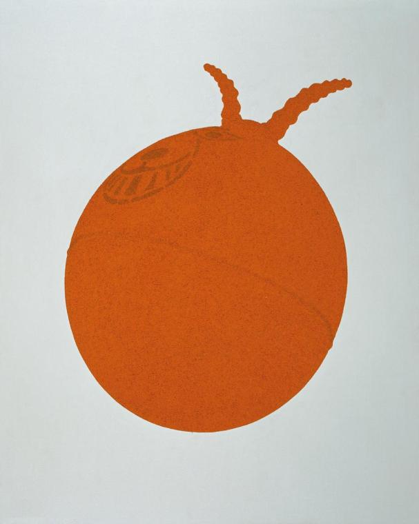 Heiko Bressnik, Space Hopper, 1996, Acryl auf Leinwand, 150 x 120 cm, Belvedere, Wien, Inv.-Nr. ...