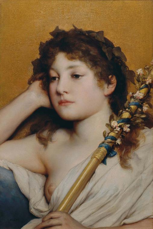 Sinnendes Frauenhaupt