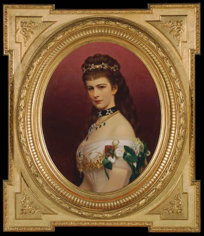 Georg Martin Ignaz Raab, Kaiserin Elisabeth, 1874, Öl auf Leinwand, 79 x 62,5 cm, Wien, Belvede…