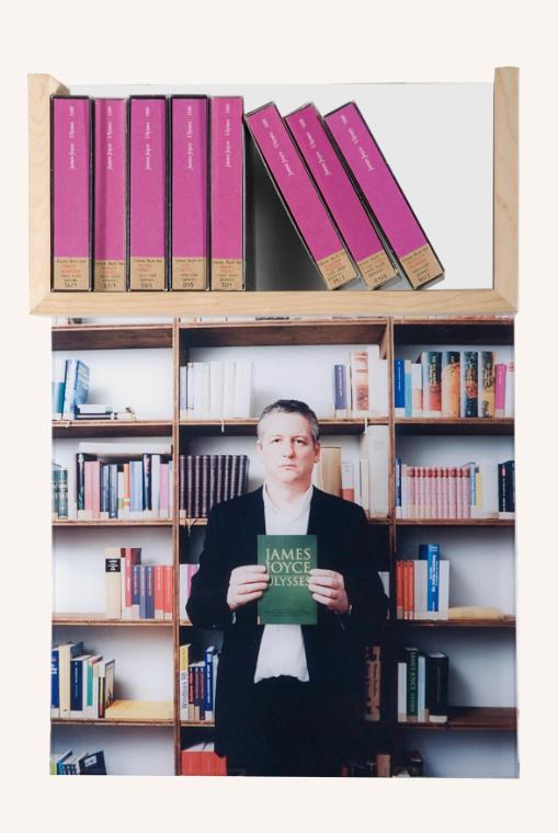 Julius Deutschbauer, Ulysses in der Bibliothek der ungelesenen Bücher, 2007, Foto, CD mit 11 In…