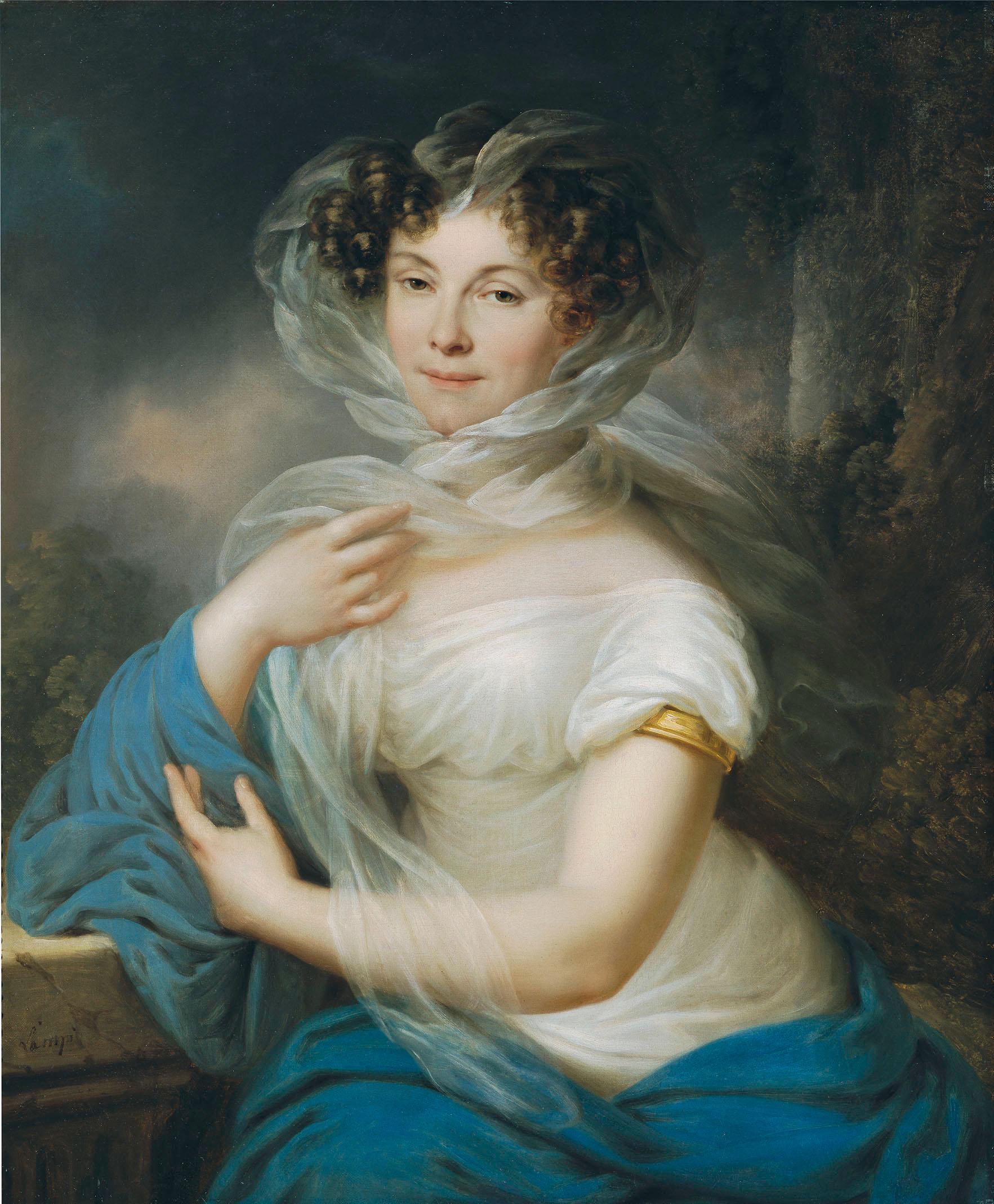 Franz Xaver Ferdinand von Lampi, Damenbildnis, um 1820, Öl auf Leinwand, 92 × 76 cm, Belvedere,…