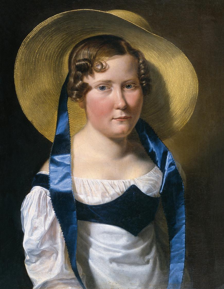 Ferdinand Georg Waldmüller, Philippine Böhmer, spätere Hofrätin Lötsch (Mädchen mit Strohhut), …