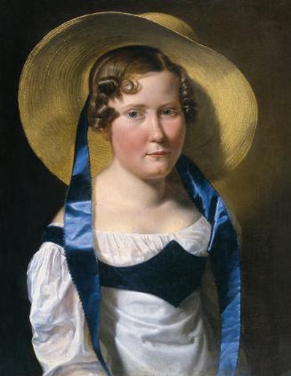 Ferdinand Georg Waldmüller, Philippine Böhmer, spätere Hofrätin Lötsch (Mädchen mit Strohhut), …