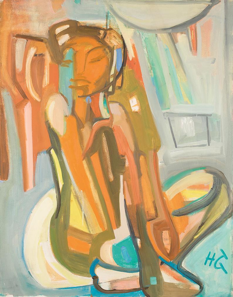 Hilde Goldschmidt, Kelly, 1973, Öl auf Leinwand, 83 x 65,2 cm, Belvedere, Wien, Inv.-Nr. 9790