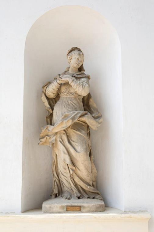 Lorenzo Mattielli, Immaculata, um 1740, Sandstein, H. 188 cm, Belvedere, Wien, Inv.-Nr. Lg 147