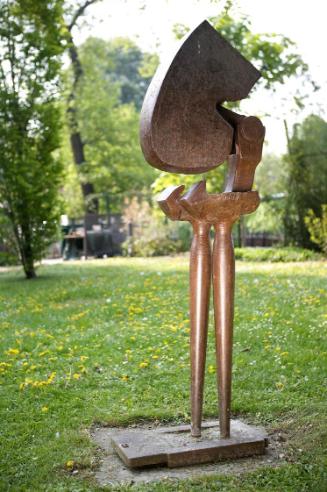 Rudolf Hoflehner, Figur in Aktion I, 1961-1962, Eisen, 178 x 59 x 32 cm, Artothek des Bundes, D…