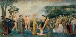 Max Klinger, Christus im Olymp, Hauptbild, 1897, Öl auf Leinwand, Wien, Belvedere, Inv.-Nr. 433…