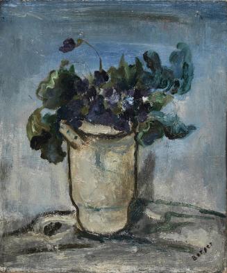 Margarete Hamerschlag, Blumen in Vase, 1948, Öl auf Leinwand, 41 x 35 cm, Belvedere, Wien, Inv.…