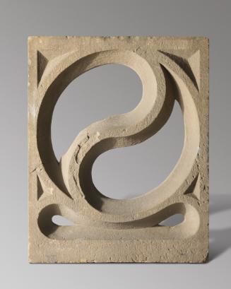 Wiener Steinmetz, Fragment mit Maßwerkdekor, 15. Jahrhundert (?), Sandstein, 89 x 72 cm, Wien, …