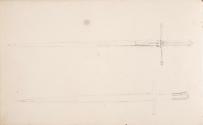 Erasmus von Engert, Studie in zweitem Skizzenbuch, um 1825, Blattmaße: 12,3 x 19,6 cm, Belveder…
