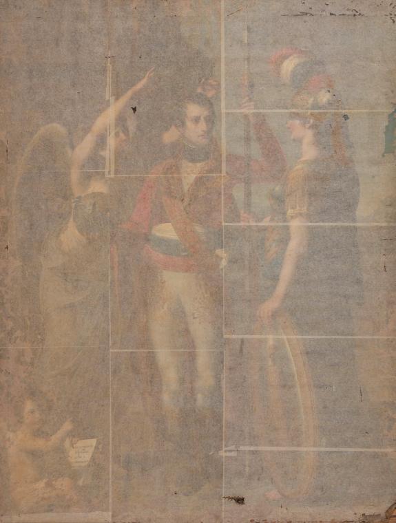 Unbekannter Künstler, Allegorie auf den Frieden von Amiens 1802 (Apotheose des Napoleon), um 18…
