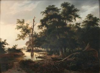 Anton Altmann der Jüngere, Waldlandschaft, 1851, Öl auf Holz, 94,5 x 125 cm, Belvedere, Wien, I…