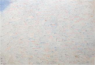 Johanna Kandl, Ohne Titel (Schriftbild groß), 2008, Tempera und Eitempera auf Leinwand, 170 x 2…