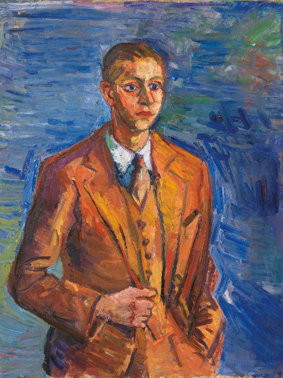 Herbert Boeckl, Christian M. Nebehay, 1929, Öl auf Leinwand, 110 x 85,3 cm, Belvedere, Wien, In…