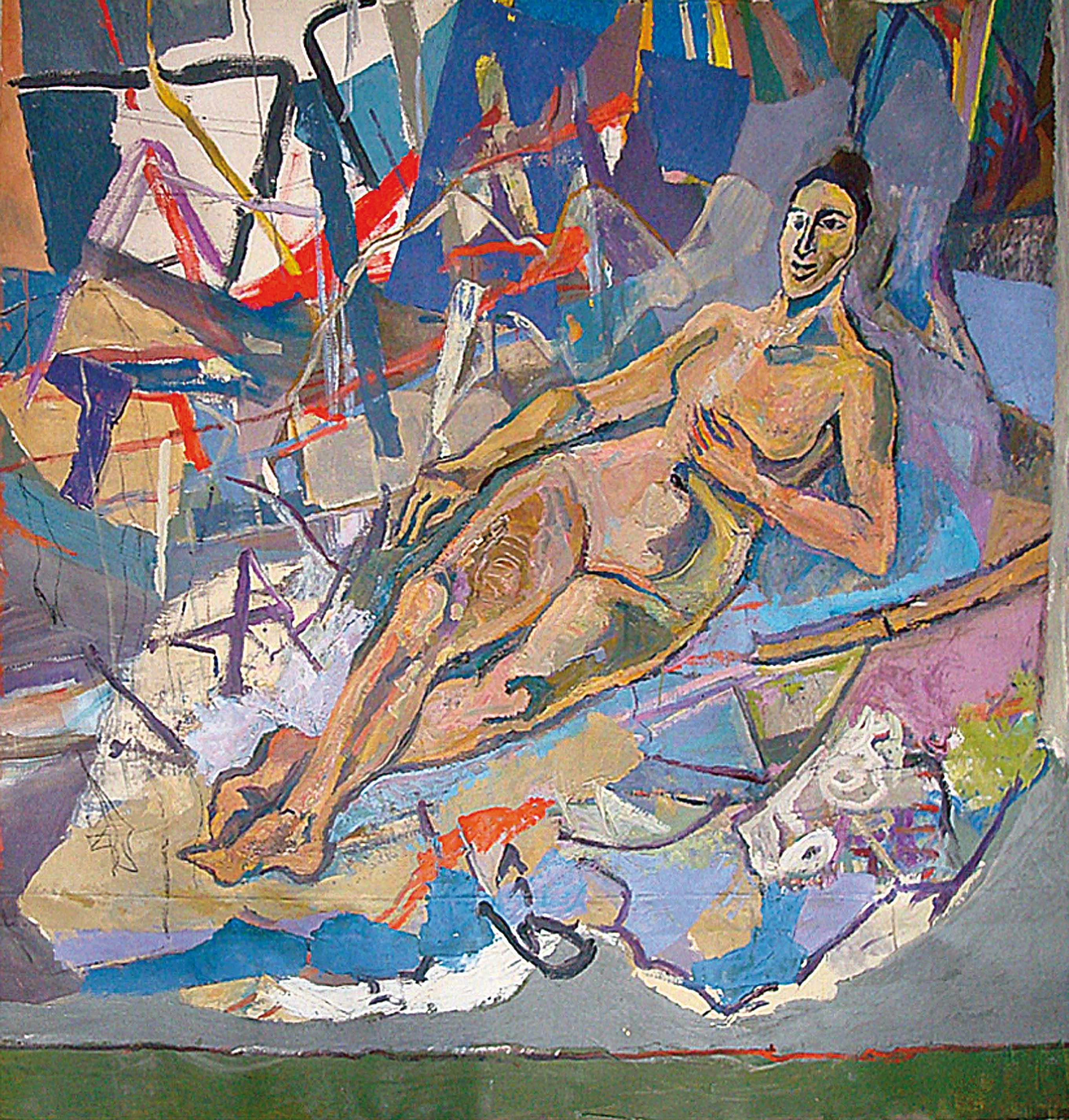 Herbert Boeckl, Apotheose, 1957/1958, Öl auf Leinwand, 166 x 165 cm, Belvedere, Wien, Inv.-Nr. …